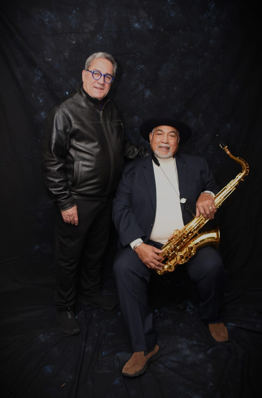 Ron Burris and Marcos Silva in studio portrait