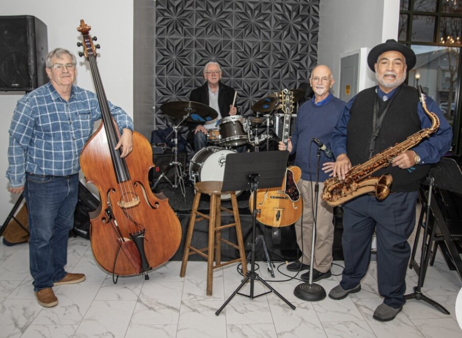 Ron Burris with his quartet