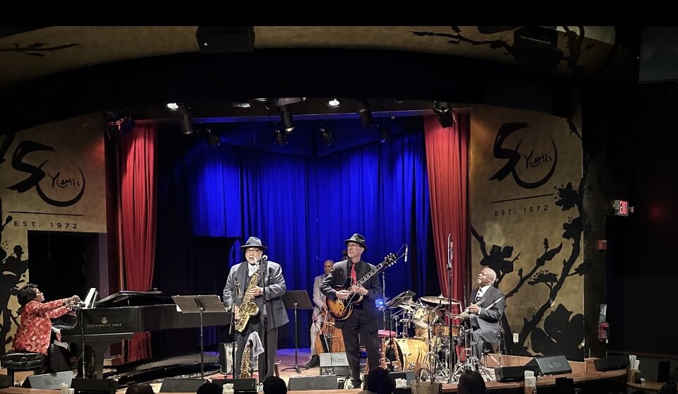 Ron Burris and band performing at Yoshi's, Oakland